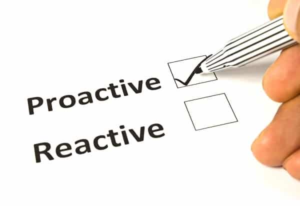 Reactive or proactive