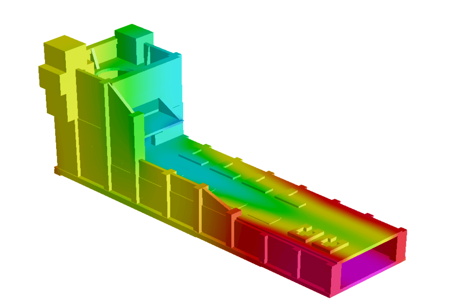 A fatigue analysis being carried out by expert structural engineers during a structural loading test on a mining site in Western Australia