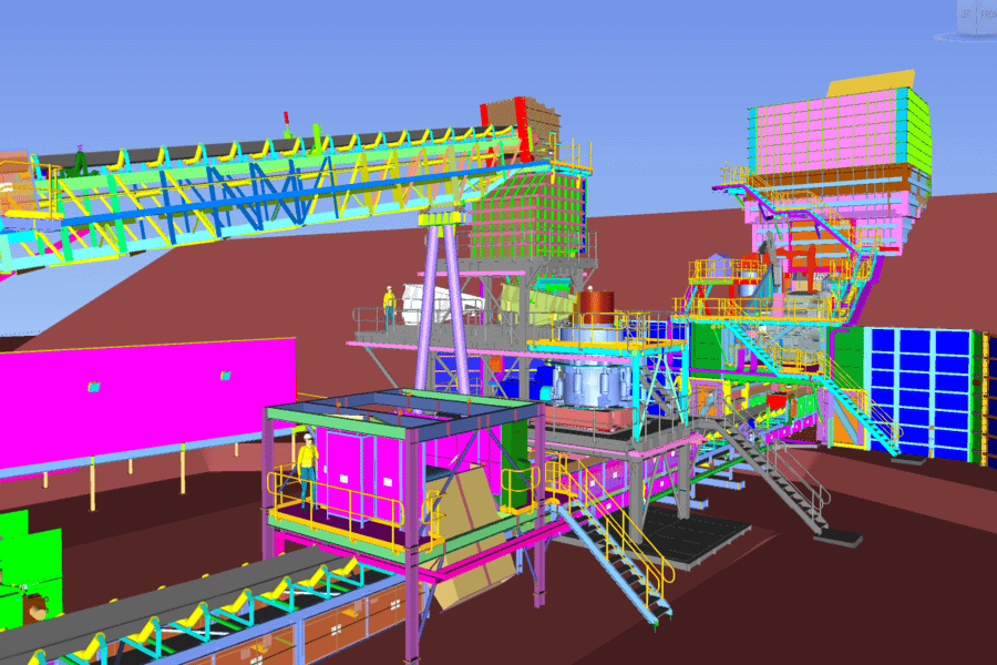 Structural Engineers working on a modern Structural Design for Processing Plants in Western Australia
